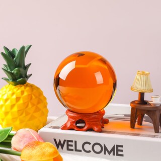 Foto 3 | Foto 3 | Crystal Ball Modaier Amber 60 Mm/600 Ml Con Soporte Y Caja De Regalo - Venta Internacional.