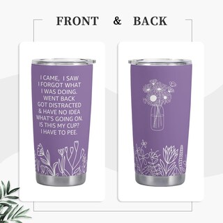 Foto 5 | Foto 5 | Vaso Sereficy I Came I Saw I Forgot De Acero Inoxidable De 600 Ml - Venta Internacional.