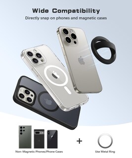Foto 4 | Foto 4 | Empuñadura Magnética Para Teléfono Compatible Con Magsafe Iphone - Venta Internacional.