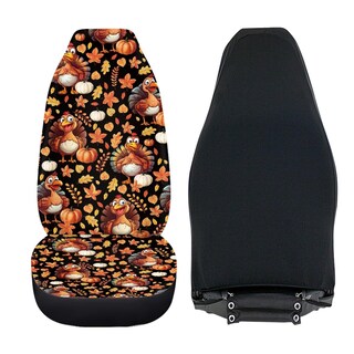 Foto 3 | Foto 3 | Fundas De Asiento De Coche Toaddmos Para El Día De Acción De Gracias Pavo 2 Piezas - Venta Internacional.