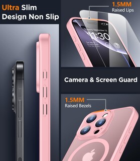 Foto 4 | Foto 4 | Funda De Teléfono Spidercase Para Iphone 16 Pro Con Protector De Pantalla - Venta Internacional.