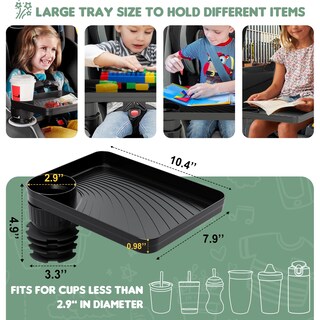 Foto 4 | Foto 4 | Bandeja Para Asiento De Coche Ms Master Show Mejorada Para Niños Con Base Ampliable - Venta Internacional.
