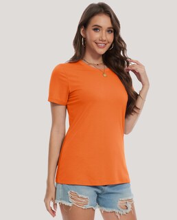 Foto 2 | Foto 2 | Camiseta Yucolen Basic Para Mujer Upf 50+ Naranja Talla Xl - Venta Internacional.