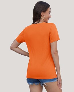 Foto 3 | Foto 3 | Camiseta Yucolen Basic Para Mujer Upf 50+ Naranja Talla Xl - Venta Internacional.