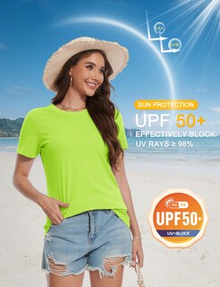 Foto 5 | Foto 5 | Camisa Yucolen De Algodón Para Mujer 2025 Cuello Redondo Protección Solar S - Venta Internacional.