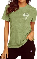 Camiseta Persoversia Nurse Life Regalo Divertido Para Mujer Color Verde L - Venta Internacional.