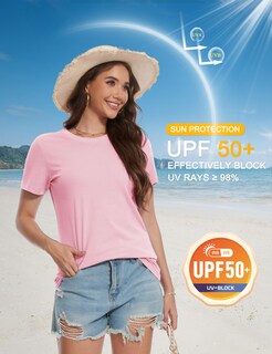 Foto 5 | Foto 5 | Camiseta Yucolen Basic Para Mujer Con Protección Solar De Verano Xxl - Venta Internacional.