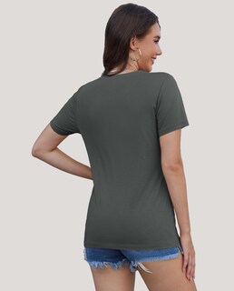 Foto 3 | Foto 3 | Camiseta Yucolen De Algodón Con Protección Solar Para Mujer Color Gris Oscuro Talla M - Venta Internacional.