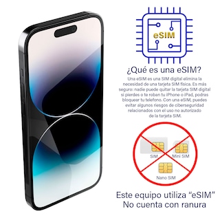 Foto 2 | Foto 2 | Celular Apple iPhone 14 Pro Max Esim 256 Gb Negro Espacial Reacondicionado