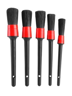 Foto 1 | Foto 1 | Cepillo Brocha Lavado Limpieza Auto Moto Detallado Automotriz Reforzado 5pcs Color Negro 150gr