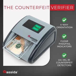 Foto 2 | Foto 2 | Detector De Billetes Falsos Cassida Instacheck Con Infrarrojos Magnético Y Uv - Venta Internacional.
