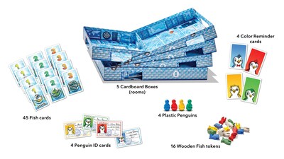 Foto 3 | Foto 3 | Juego De Mesa Brain Games Icecool Penguin Flicking Strategy 6+ - Venta Internacional.