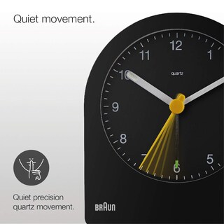 Foto 5 | Foto 5 | Reloj Despertador Braun Classic Analógico Con Despertador Y Retroiluminación Bc22b - Venta Internacional.