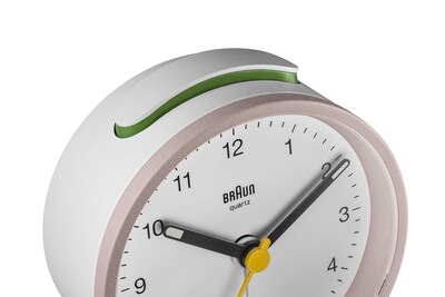 Foto 5 | Foto 5 | Reloj Despertador Braun Classic Bc12pw Analógico Con Función De Despertador Y Luz - Venta Internacional.