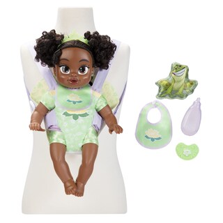 Foto 6 | Foto 6 | Muñeca Tiana De La Princesa Disney Con Tiara  Portabebé Y Peluche - Venta Internacional.