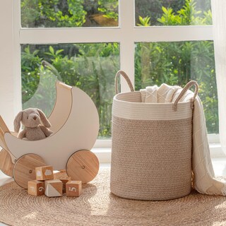Foto 2 | Foto 2 | Cesta De Almacenamiento La Jolie Muse Cuerda Tejida De Algodón 40 X 35 X 35 Cm - Venta Internacional.