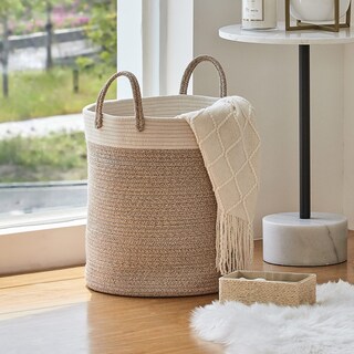 Foto 3 | Foto 3 | Cesta De Almacenamiento La Jolie Muse Cuerda Tejida De Algodón 40 X 35 X 35 Cm - Venta Internacional.
