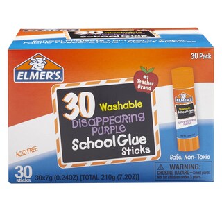 Foto 1 | Foto 1 | Barras Adhesivas Elmer's Disappearing Purple School Lavables 7 G X 30 - Venta Internacional.