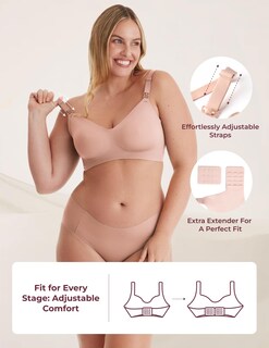 Foto 4 | Foto 4 | Sujetador De Lactancia Momcozy Yn21 Seamless Ultra Comfort Lactancia - Venta Internacional.