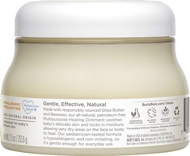 Foto 4 | Foto 4 | Pomada Curativa Burt's Bees Baby 100% Natural 200 Ml (x3) - Venta Internacional.
