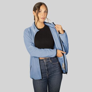 Foto 4 | Foto 4 | Sudadera Cuello Alto Para Mujer Con Bolsillos Greenlander Azul