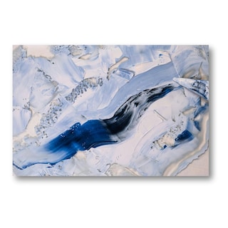 Foto 2 | Foto 2 | Cuadro Decorativo Abstracto Azul Ártico 120x160cm