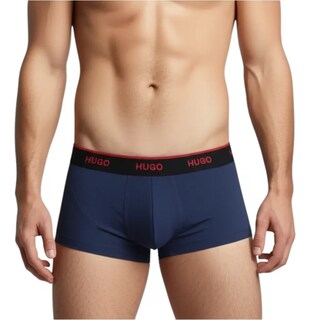 Foto 3 | Foto 3 | Boxer Trunk Hugo Boss Algodón Comodo Azul 2 Pack Para Hombre