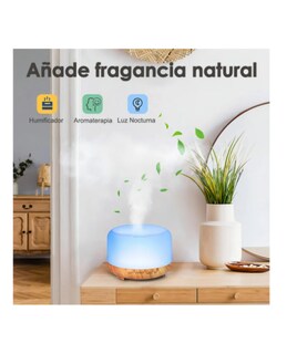 Foto 4 | Foto 4 | Humidificador De Difusión De Aromaterapia Ultrasónica 7 Colores De Luces 2 Niveles De Niebla 3 Temporizadores Control Remoto