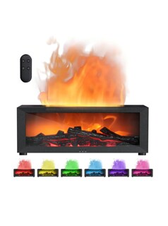 Foto 1 | Foto 1 | Humidificador Difusor De Aceite Esencial De Llama Coloreado