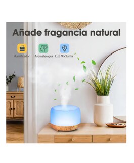 Foto 4 | Foto 4 | Difusor De Aceites Esenciales De 500ml Humidificador De Difusión De Aromaterapia Ultrasónica 7 Colores De Luces 2 Niveles De