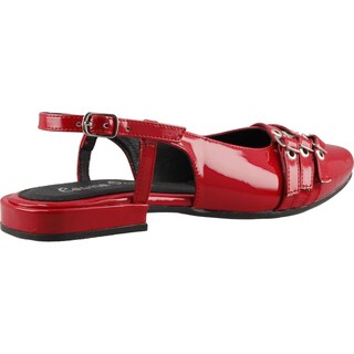 Foto 3 | Foto 3 | Balerina Dama Cosmo Paris 8318 Charol Rojo Flama Flat Casual Talla 23 A 26 E