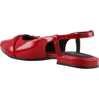 Foto 4 | Foto 4 | Balerina Dama Cosmo Paris 8318 Charol Rojo Flama Flat Casual Talla 23 A 26 E