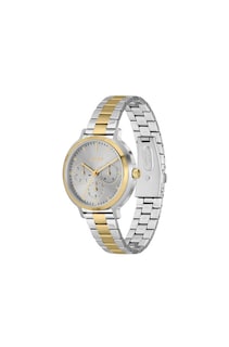 Foto 2 | Foto 2 | Reloj Para Mujer Hugo #edgy 1540112 Acero Inoxidable Con Brazalete Bicolor Plata Y Dorado 38 Mm
