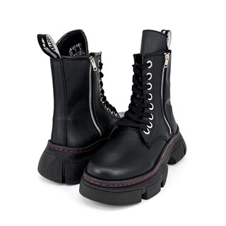 Foto 4 | Foto 4 | Botas Offlander Tipo Militar - Lilith Piel Rondinelo Negro