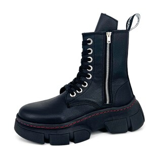 Foto 2 | Foto 2 | Botas Offlander Tipo Militar - Lilith Piel Rondinelo Negro