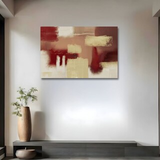 Foto 1 | Foto 1 | Cuadro Decorativo Abstracto Paleta Terrenal 40x60cm