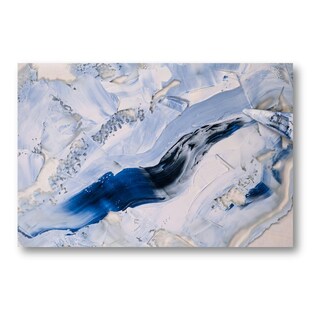 Foto 2 | Foto 2 | Cuadro Decorativo Abstracto Azul Ártico 40x60cm
