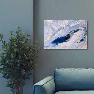 Foto 1 | Foto 1 | Cuadro Decorativo Abstracto Azul Ártico 20x30cm
