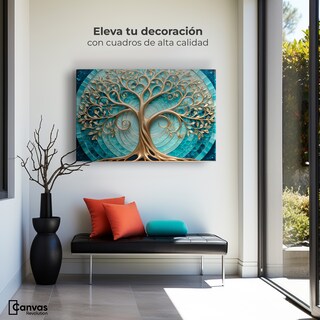 Foto 3 | Foto 3 | Cuadro Decorativo Para Sala Árbol De Los Sueños 90x60