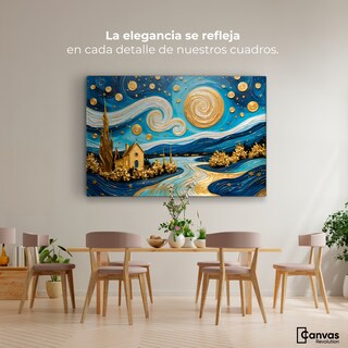 Foto 2 | Foto 2 | Cuadro Decorativo Para Sala Caminata Estrellada 90x60