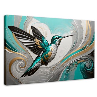 Foto 1 | Foto 1 | Cuadro Decorativo Para Sala Colibrí Paraíso 90x60