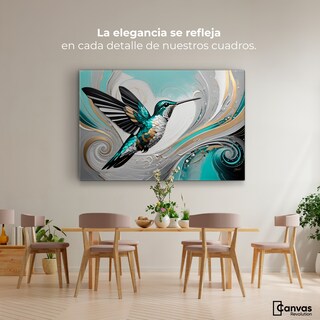 Foto 2 | Foto 2 | Cuadro Decorativo Para Sala Colibrí Paraíso 90x60