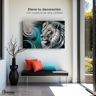 Foto 3 | Foto 3 | Cuadro Decorativo Para Sala Espíritu León 90x60