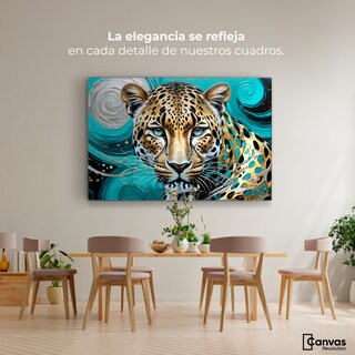 Foto 2 | Foto 2 | Cuadro Decorativo Para Sala Mirada De Cheetah 90x60