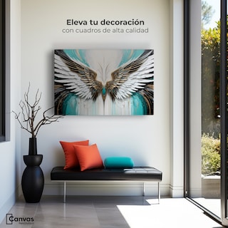 Foto 3 | Foto 3 | Cuadro Decorativo Para Sala Alas Eternas Ángel 90x60