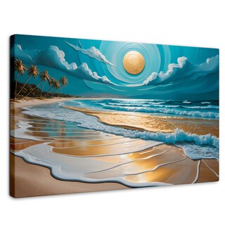 Foto 1 | Foto 1 | Cuadro Decorativo Para Sala Silencio En Playa 90x60