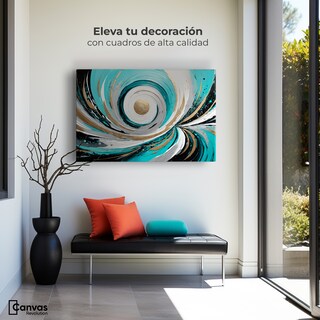 Foto 3 | Foto 3 | Cuadro Decorativo Para Sala Ecos De Luz Solar 90x60