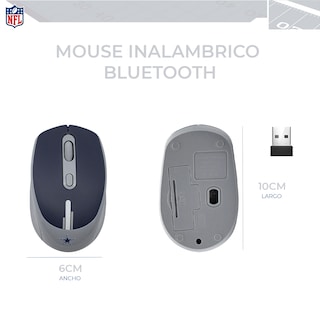 Foto 5 | Foto 5 | Set Nfl De Mouse Inalámbrico Y Pad Con Soporte De Muñeca Dallas Cowboys 100% Original