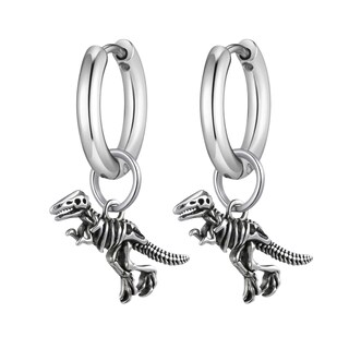 Foto 1 | Foto 1 | Aretes Chulada Dinosaurio De Acero Inox Hipoalergénico