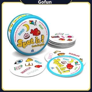 Foto 2 | Foto 2 | Juego De Cartas Dobble Spot It En Inglés Para Fiesta Familiar - Venta Internacional.